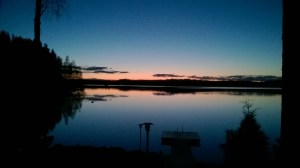 Näköala, järvimaisema, vuokramökki