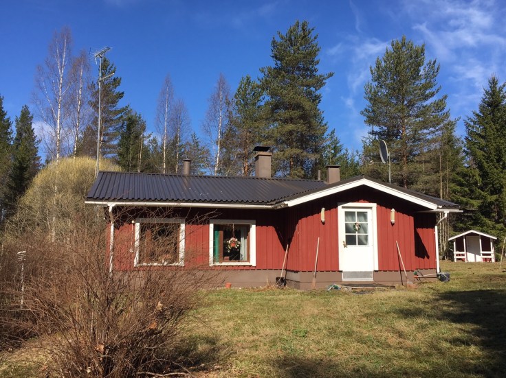 Suviranta, punainen tupa, mökkiloma, Savonlinna