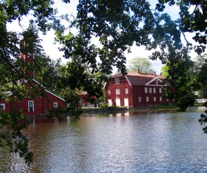 Strömfors, outdoor factory, sup, suppailla, lasten kanssa