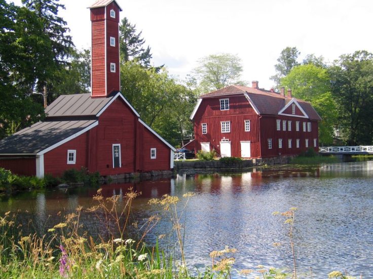 Strömfors, Strömforsin ruukki, luonto, suppailu, Outdoor factory