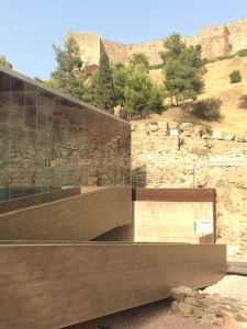 Vierailukeskus, roomalainen teatteri, roomalainen Málaga