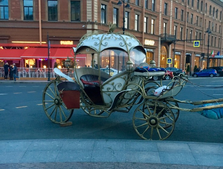 Iisakin kirkko, vossikka, Pietari, St Petersburg, Russia, Venäjä