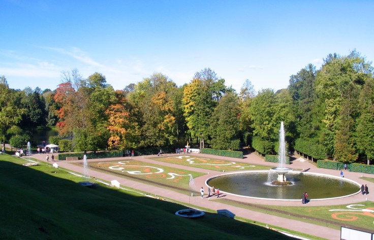 Pietarhovi, suihkulähde, Pietari, St Petersburg, Russia, Venäjä