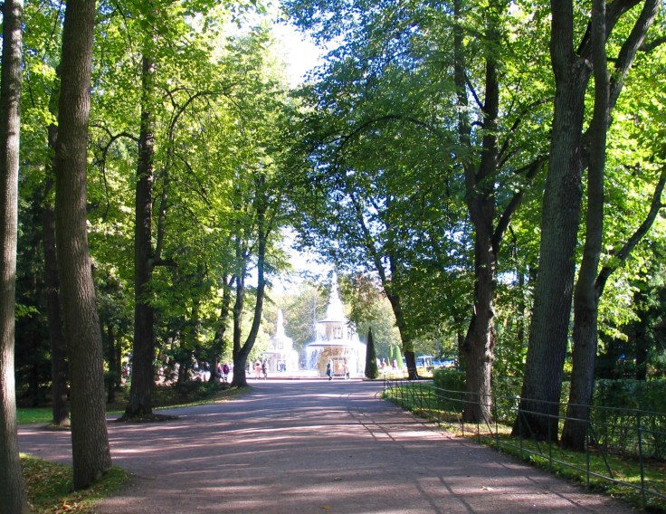 Pietarhovi, suihkulähde, Pietari, St Petersburg, Russia, Venäjä