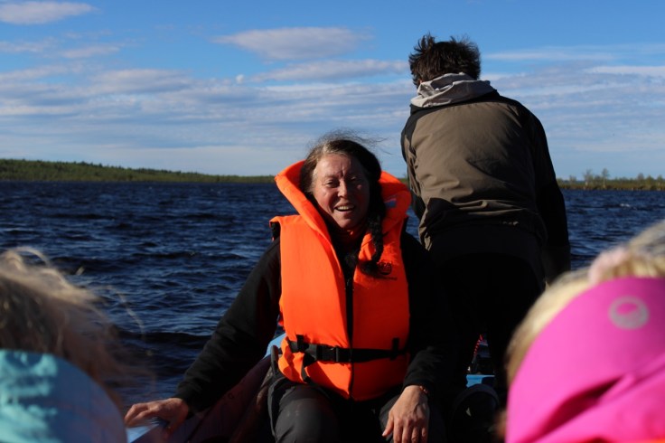 Giellajohka, Anita, Aksujärvi, Lappi, kalastusmatka, lomalla kotimaassa