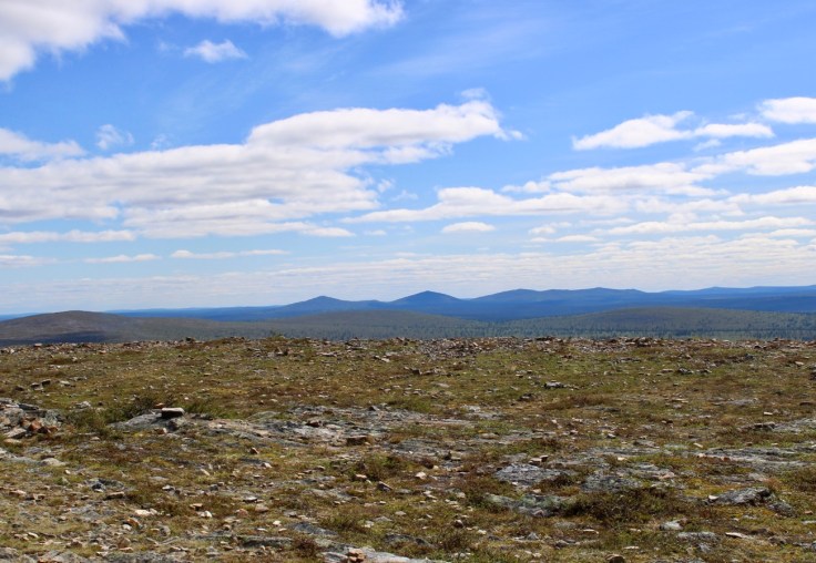 Kiilopää, Nattaset, Saariselkä, Urho Kekkosen kansallispuisto, Lappi, tunturin huiputus, tunturit
