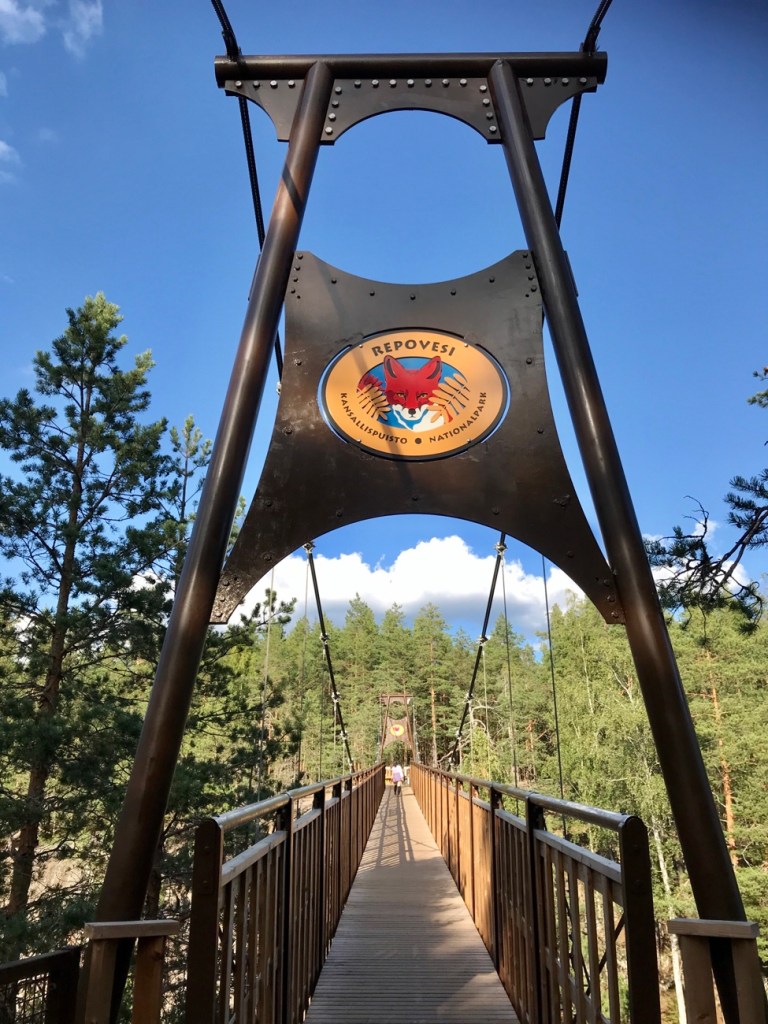 Repoveden kansallispuisto, ikoninen silta, Kapiavesi, Repovesi, luontoon.fi