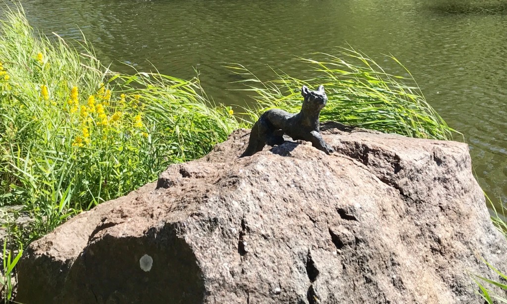 Sapoka, Kotka, Visit Kotka, vesipuisto, patsas